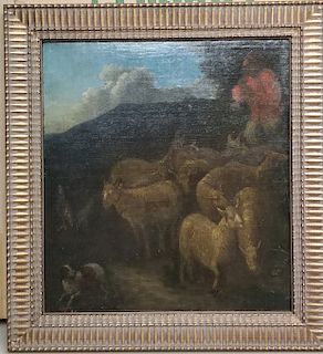D. Teniers, Signed and Dated Painting of Shepherd