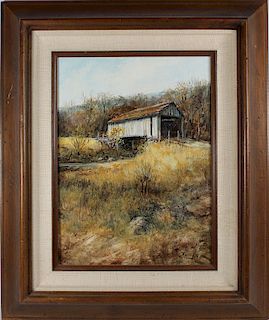 Richard K. Collopy, Painting of Covered Bridge