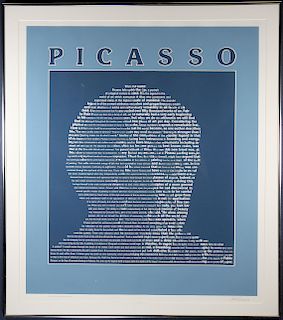 Paul Siemsen, "Picasso Head" Silkscreen