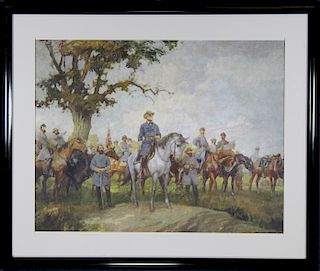 Framed Print of General Robert E. Lee
