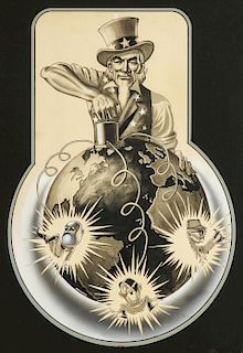 George Wachsteter (1911-2004) Uncle Sam Illustration