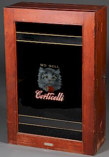 A FINE CORTICELLI DOUBLE SIDED THREAD CABINET.