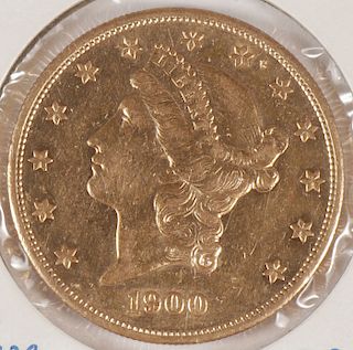 U.S. 1900 LIBERTY $20 GOLD PIECE