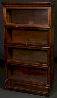 OAK STACKING BOOKCASE, EARLY 20TH CENTURY