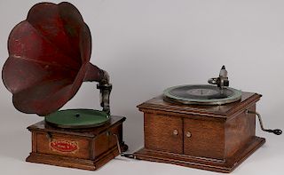 TWO PHONOGRAPHS