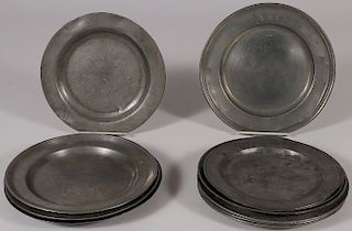24 EARLY PEWTER PLATES