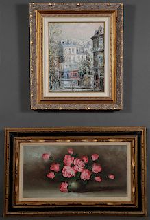A PAIR OF FRENCH PAINTINGS, 20TH CENTURY