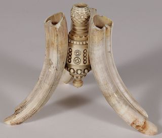 ANTIQUE IVORY STAND