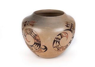 Fawn Navasie, Hopi (20th century), Polychrome Pot