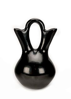 Ann Taliman, Santa Clara , Black Wedding Vase
