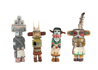 Various , Four Kachinas (Hopi and Navajo)