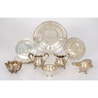 American Sterling Dishes and Hollow Ware