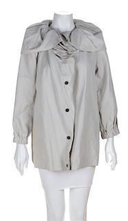 A Lanvin Tan Cotton Jacket, Size 36.