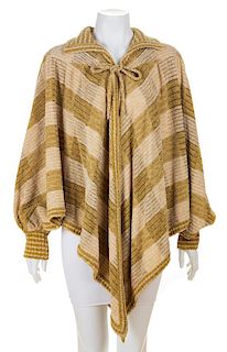 * A Missoni Wool and Silk Cape, No size.