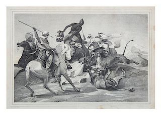 Artist Unknown, , Arab Hunting Scene