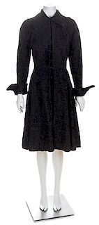 * A Black Broadtail Coat, No size.