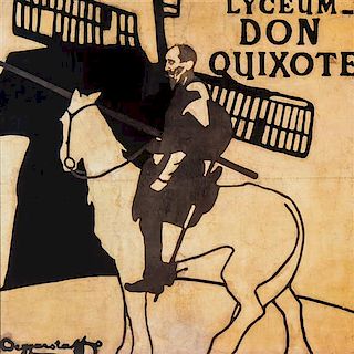 After J. & W. Beggarstaff, , Lyceum Don Quixote