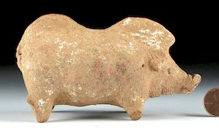 Archaic Greek Terracotta Boar