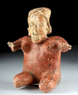 Jalisco Ameca-Etzatlan Pottery Figure - Sitting Lady