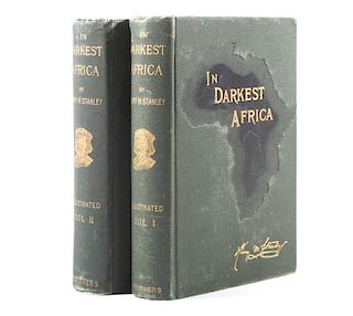 In Darkest Africa by H.M. Stanley First Ed. 1890