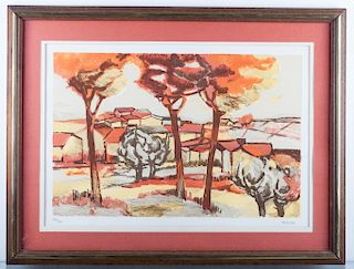 Eliane Thiollier Signed #234/275 Lithograph