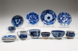 Flow Blue Plates and Tablewares