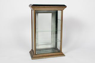Brass Tabletop Display Cabinet