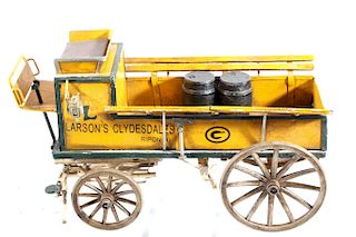 Larson's Clydesdales WI Buckboard Wagon Model