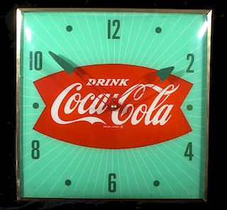 Vintage Coca Cola Advertising Clock