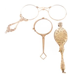 A Collection of 14K Eye Glasses