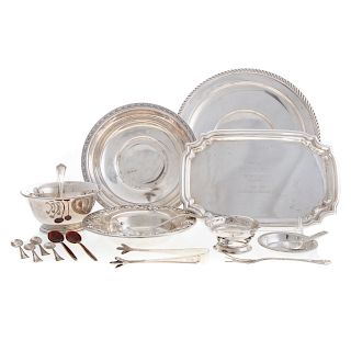 Collection of sterling tableware