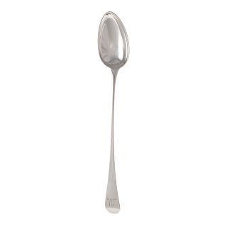 George III silver stuffing spoon c. 1796