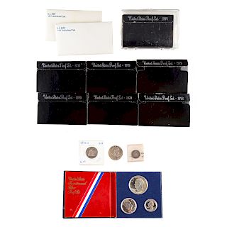 US mint and proof sets and type coins