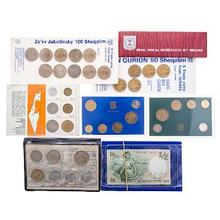 Assortment of Israeli Mint Coins and Sets