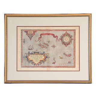 Abraham Ortelius, Acores Insulae map