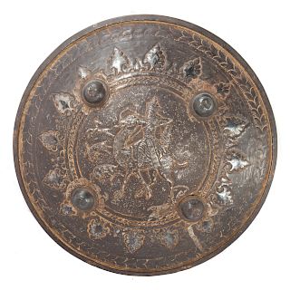 Middle Eastern style metal shield