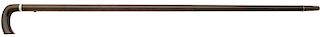 Lovely Remington Large Curved Handle Rifle Cane 