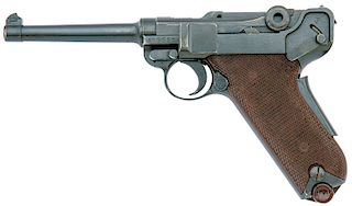 Swiss Model 1906/29 Luger Pistol by Waffenfabrik Bern 