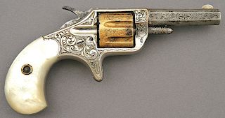 Engraved Colt New Line 22 Revolver