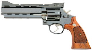Custom Smith and Wesson Model 586 Distinguished Combat Magnum P.P.C. Revolver by Power Custom
