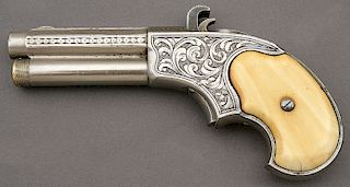 Engraved Remington-Rider Magazine Pistol