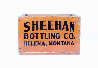 Antique Sheehan Bottling Co. Helena Wooden Crate