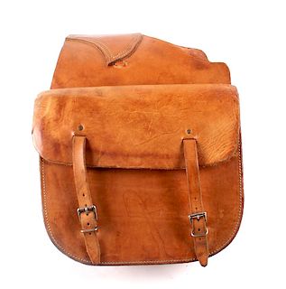 Western Leather Saddle Bags
