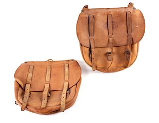 Early McClellan Saddle Bags with Liners
