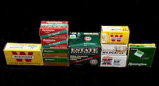 Vintage Assorted Ammo & Boxes .22, .32, .410