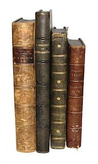 Four Leather Bound Books,