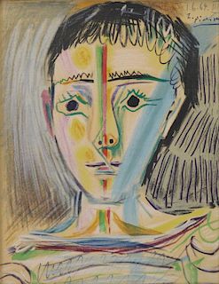 PICASSO, Pablo (After). Lithograph in Colors.