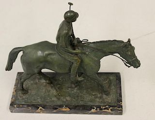 TITZE, A. Signed Patinated Bronze Sculpture of a