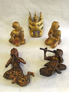 Gilded Thai Decorative Elements.