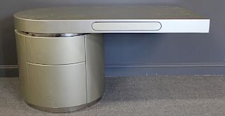 MIDCENTURY Style Silvered Desk.